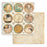 STAMPERIA 12X12 PAPER DOUBLE FACE KLIMT ROUNDS - SBB836