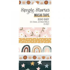 SIMPLE STORIES BOHO BABY WASHI TAPE - SS17526
