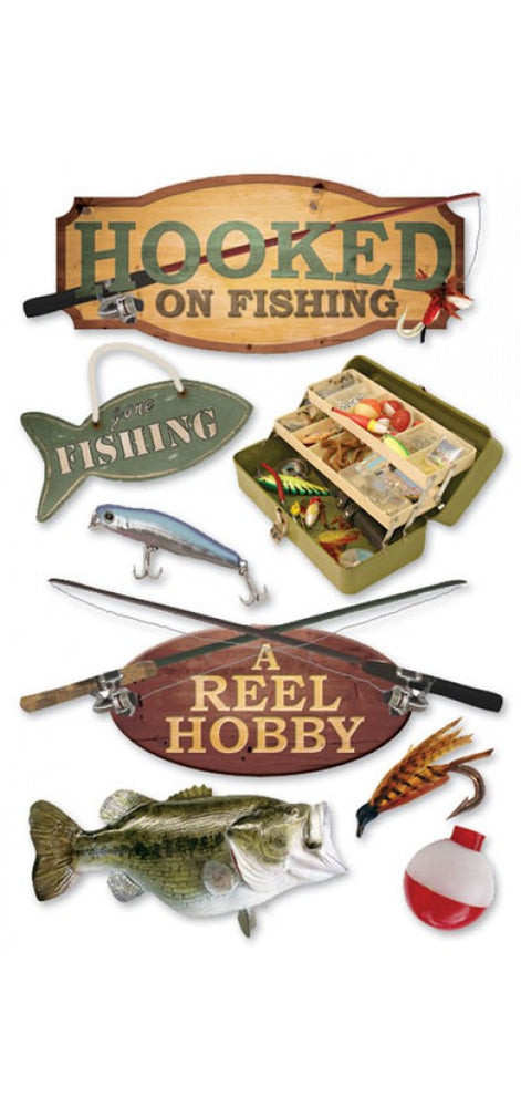 PAPER HOUSE 3D FISHING STICKER