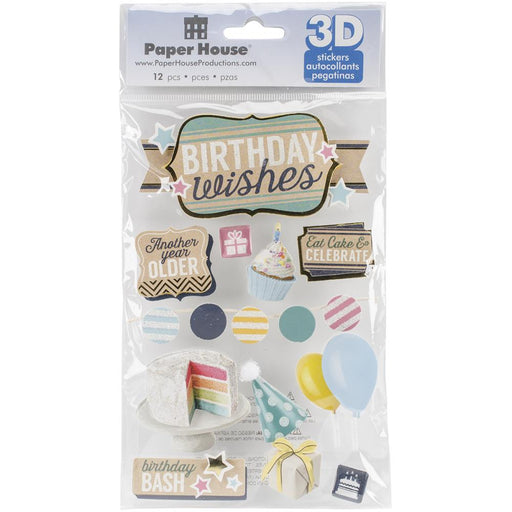 PAPER HOUSE 3D BIRTHDAY WISHES - STDM0242