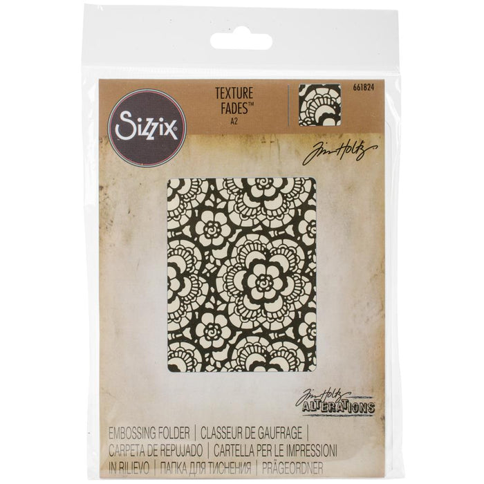 SIZZIX EMB FLDRS TIM HOLTZ LACE - SZ661824