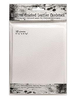 RANGER CRACKED LEATHER CARD STOCK 4.25 X 5.5 INCH - TDA71310