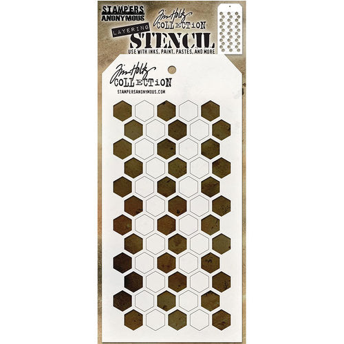 TIM HOLTZ COLLECTION LAYERING STENCIL SHIFTERS HEX