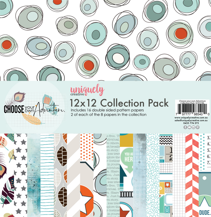 UNIQUELY CREATIVE 12X12 COLLECTION PACK CHOOSE YOUR ADVENTUE - UCP2196