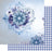 UNIQUELY CREATIVE 12 X 12 PAPER MOODY BLUES BLUEBELL - UCP2376