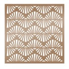 ULTIMATE CRAFTS 6 X 6 INCH STENCIL ART DECO WAVES