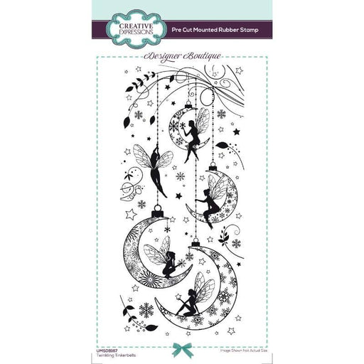 CREATIVE EXPRESSIONS STAMP TWINKLING TINKERBELLS - UMSDB167