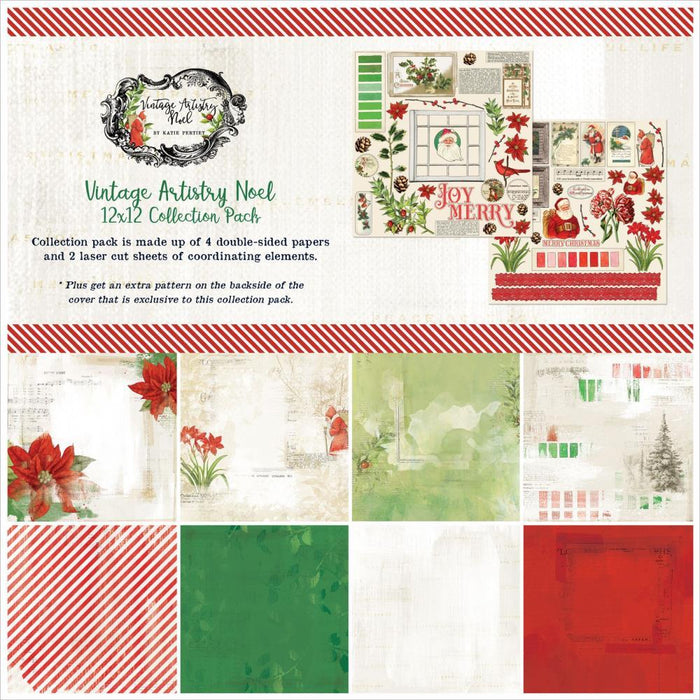 49 AND MARKET VINTAGE ARTISTRY NOEL 12 X 12 COLLECTION PACK