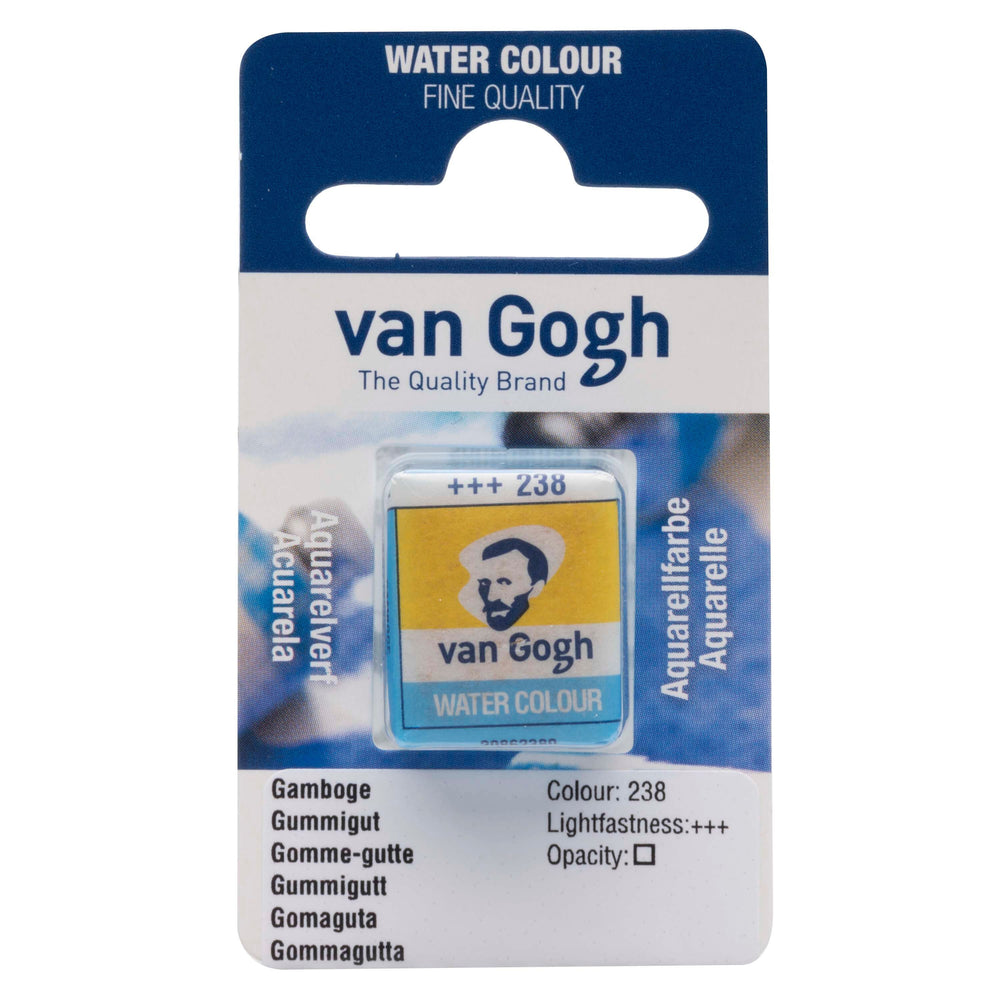 VAN GOGH WATER COLOUR PAN GAMBOGE - VGP238