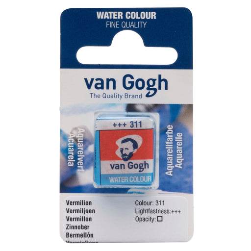 VAN GOGH WATER COLOUR PAN VERMILLION - VGP311