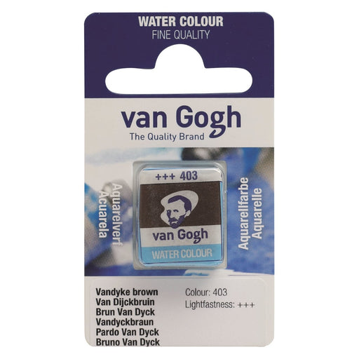 VAN GOGH WATER COLOUR PAN VANDYKE BROWN - VGP403