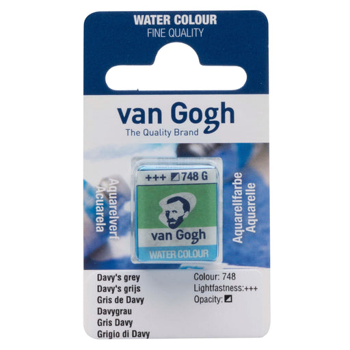 VAN GOGH WATER COLOUR PAN DAVYS GREY - VGP748