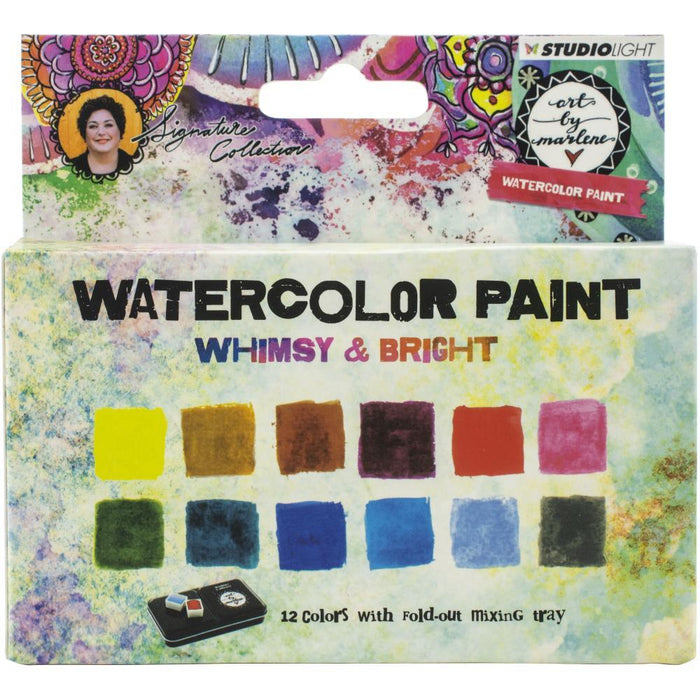 STUDIO LIGHT ART BY MARLENE WATER COLOR WHIMSY AND BRIGHT - WCBM02