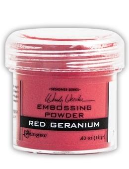 RANGER EMBOSSING POWDER WENDY VECCHI  RED GERANIUM