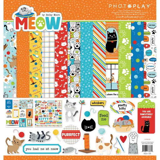 PHOTO PLAY 12X12 PAPER PACK MEOW - WOW3388